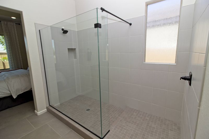 Minimalist Shower with Niche Storage